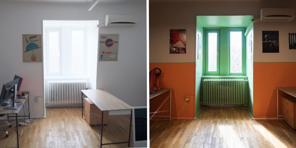 before after culori amenajare spor totall