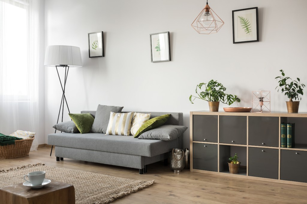 amenajare living in stil minimalist