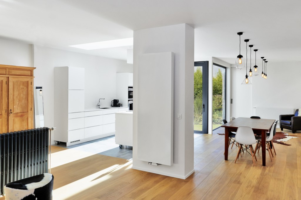 Decorare stâlpi interiori în apartament