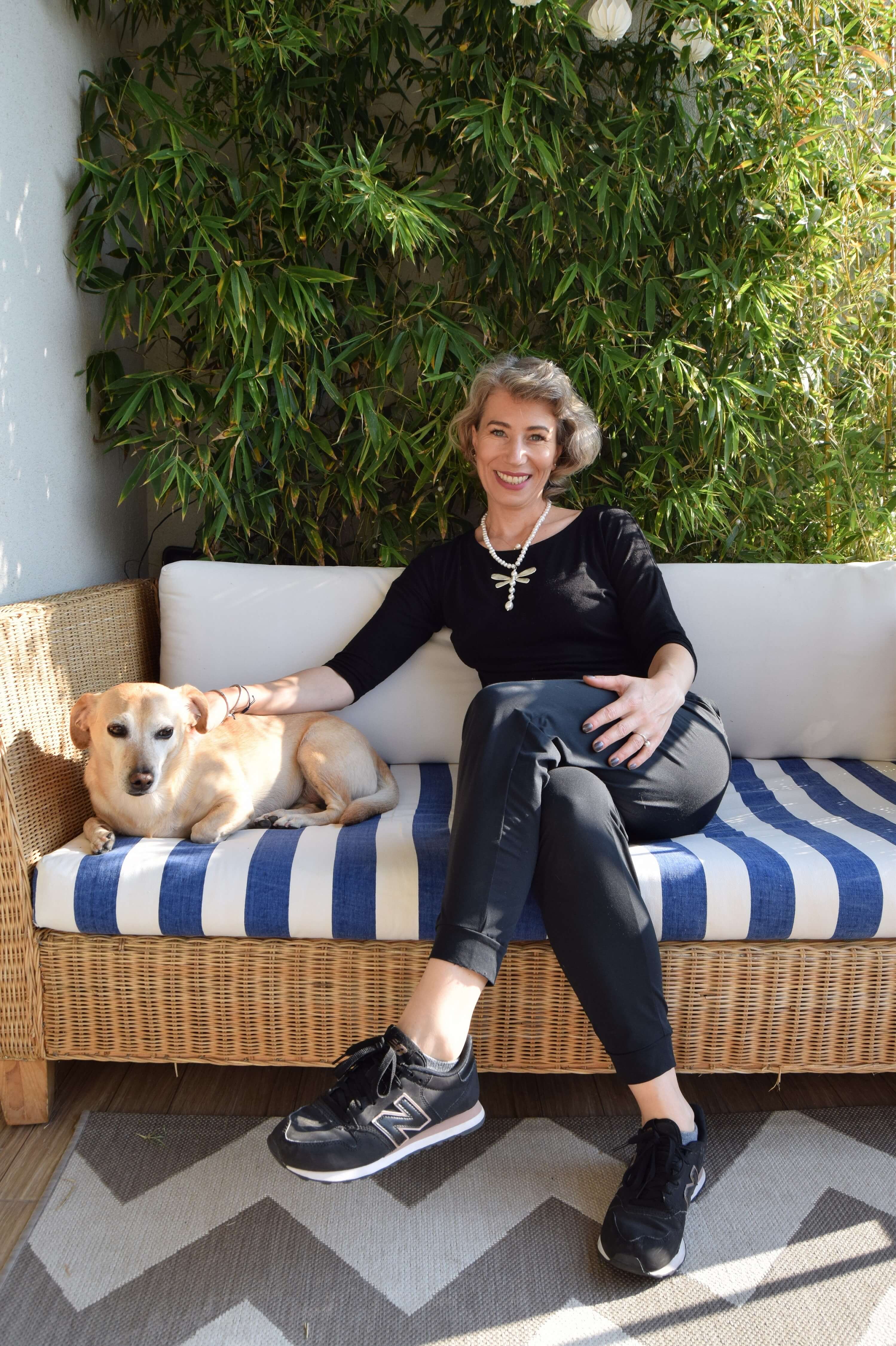 Ilinca și Lili balcon