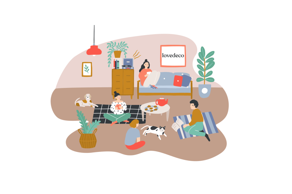 Ilustratie lovedeco editorial