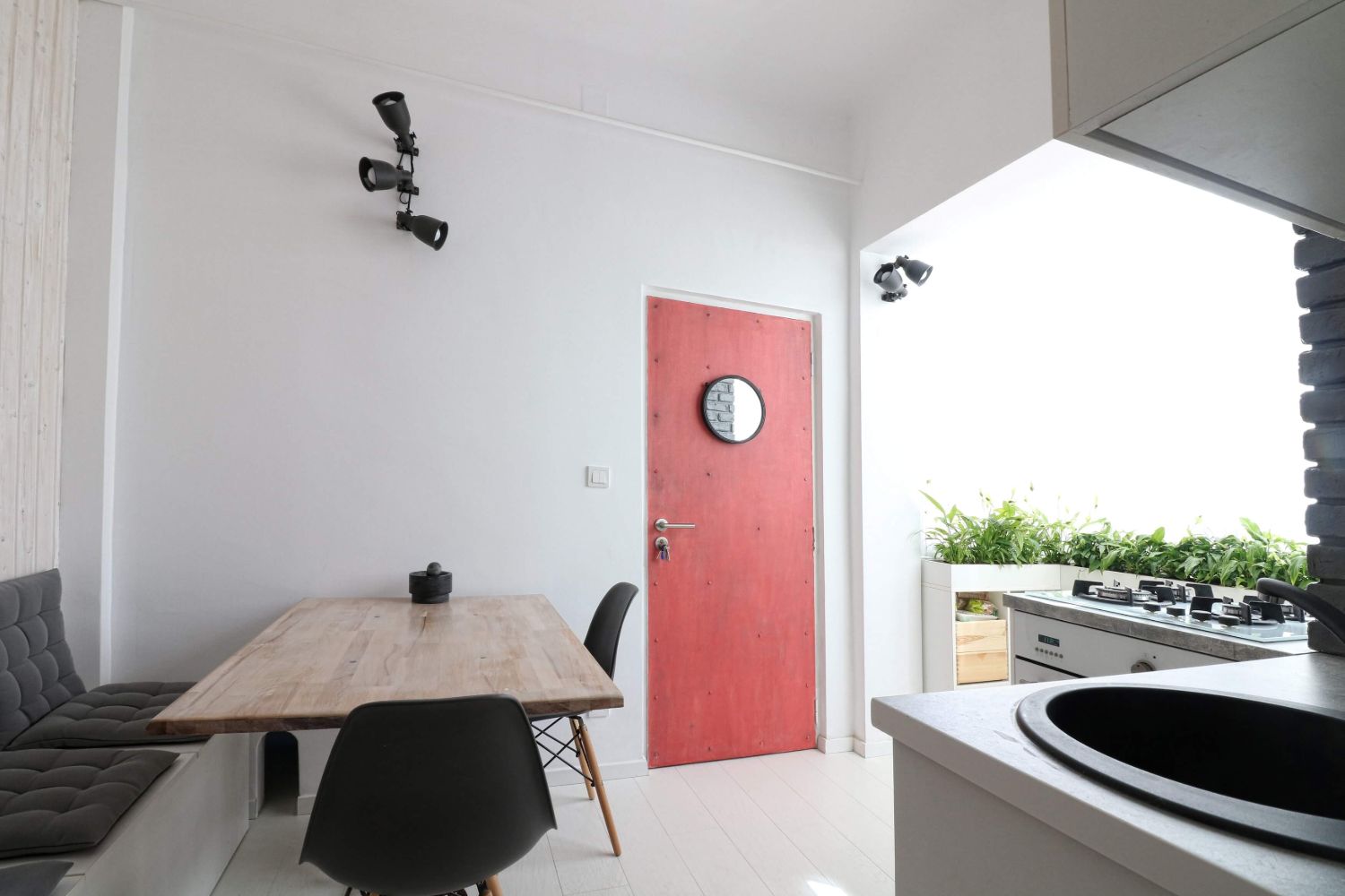 apartament studio foto loc de luat masa