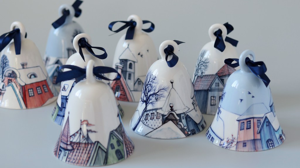 Clopoței ceramici pictați - Cadou de Crăciun - Ceramic Sparrow - cover