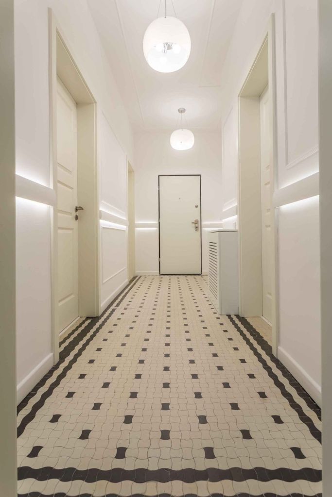 renovare casa veche hol mozaic
