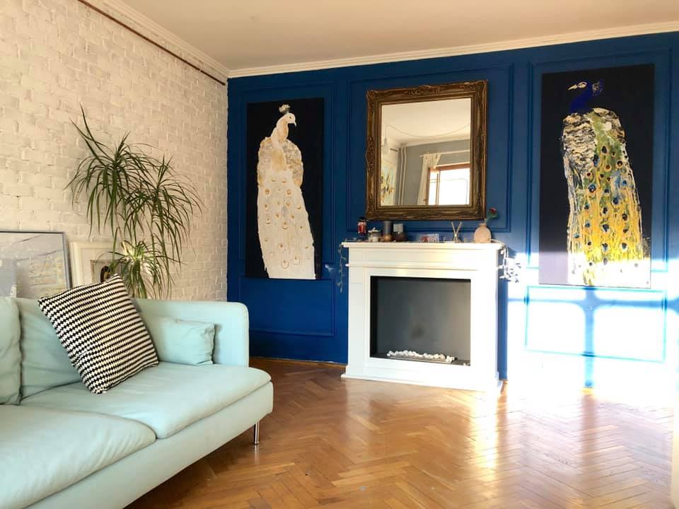 caramida decorativa alba living tudor bura