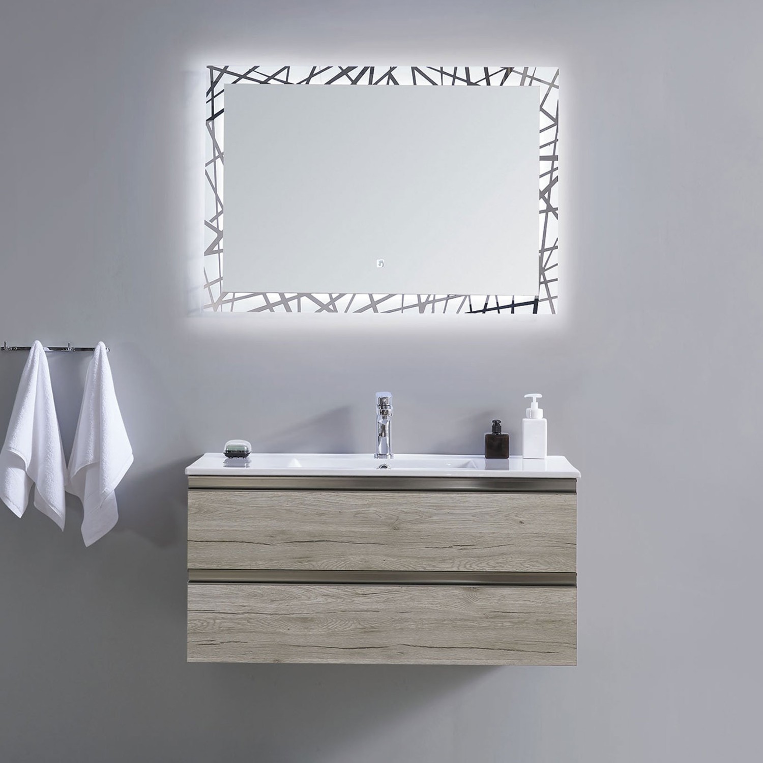 oglindă - led - baie - model