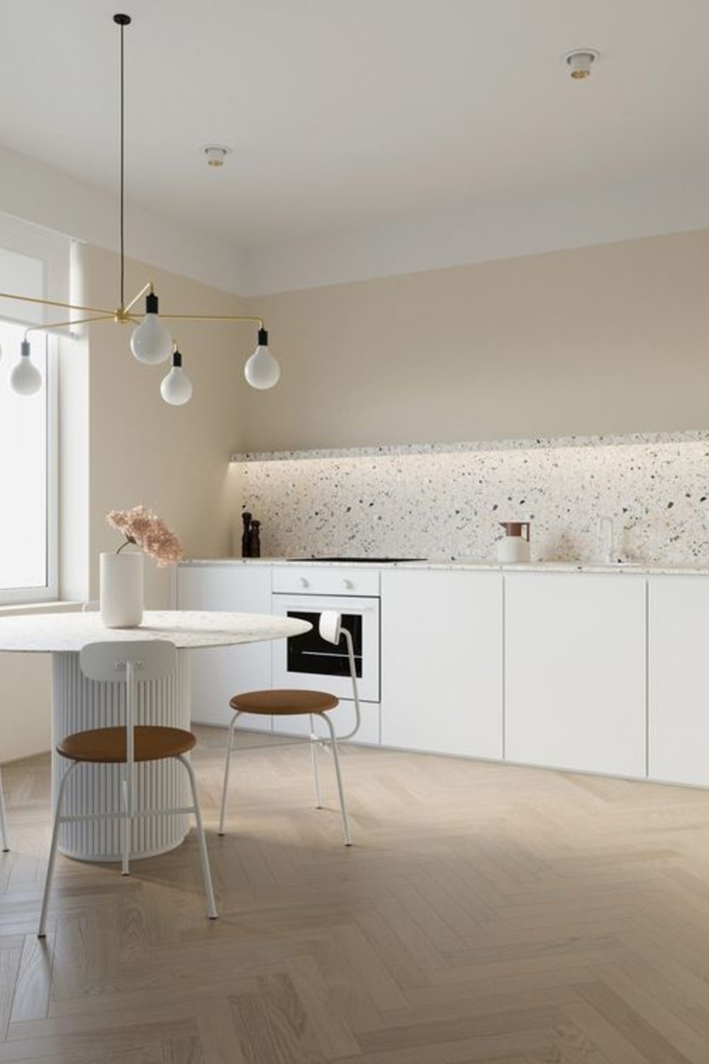 terrazzo - bucatarie perete