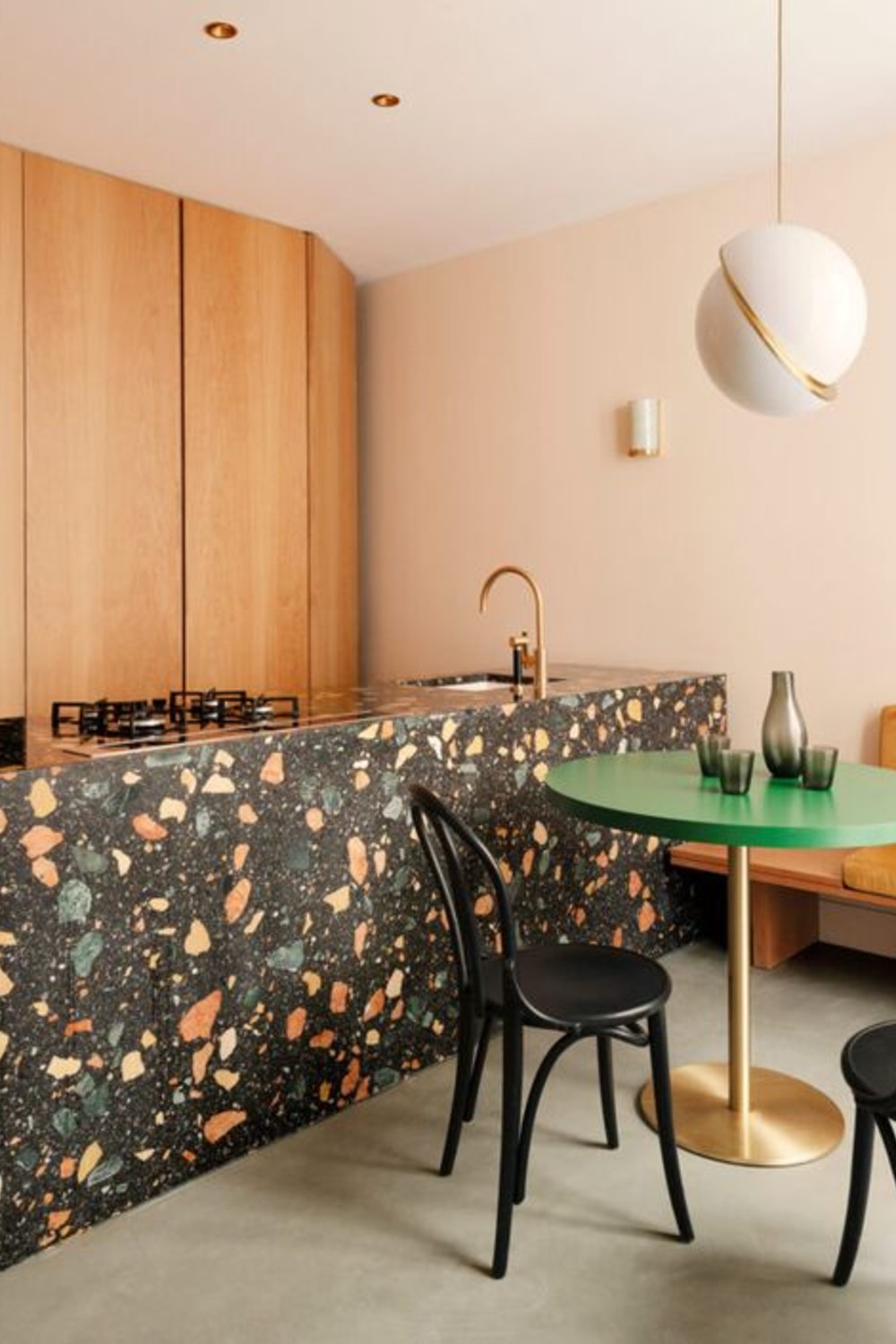 terrazzo - insula bucatarie