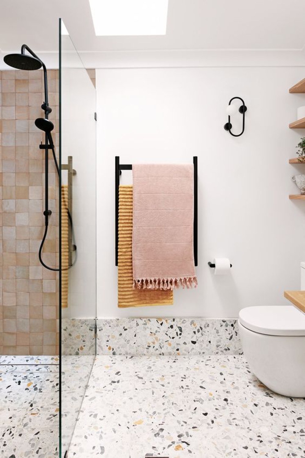 terrazzo - podea baie