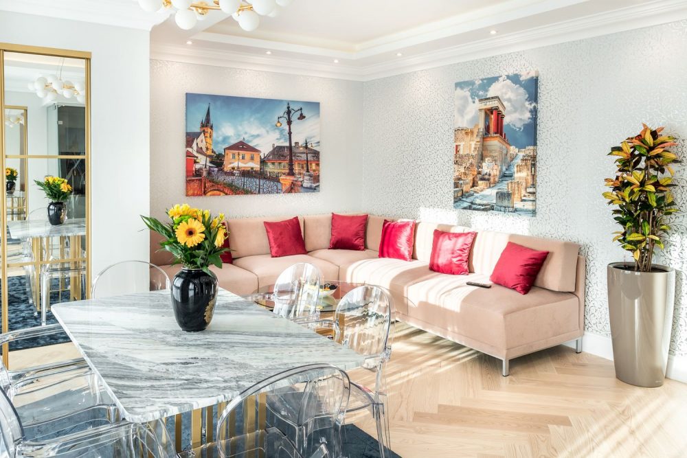 apartament Sibiu living