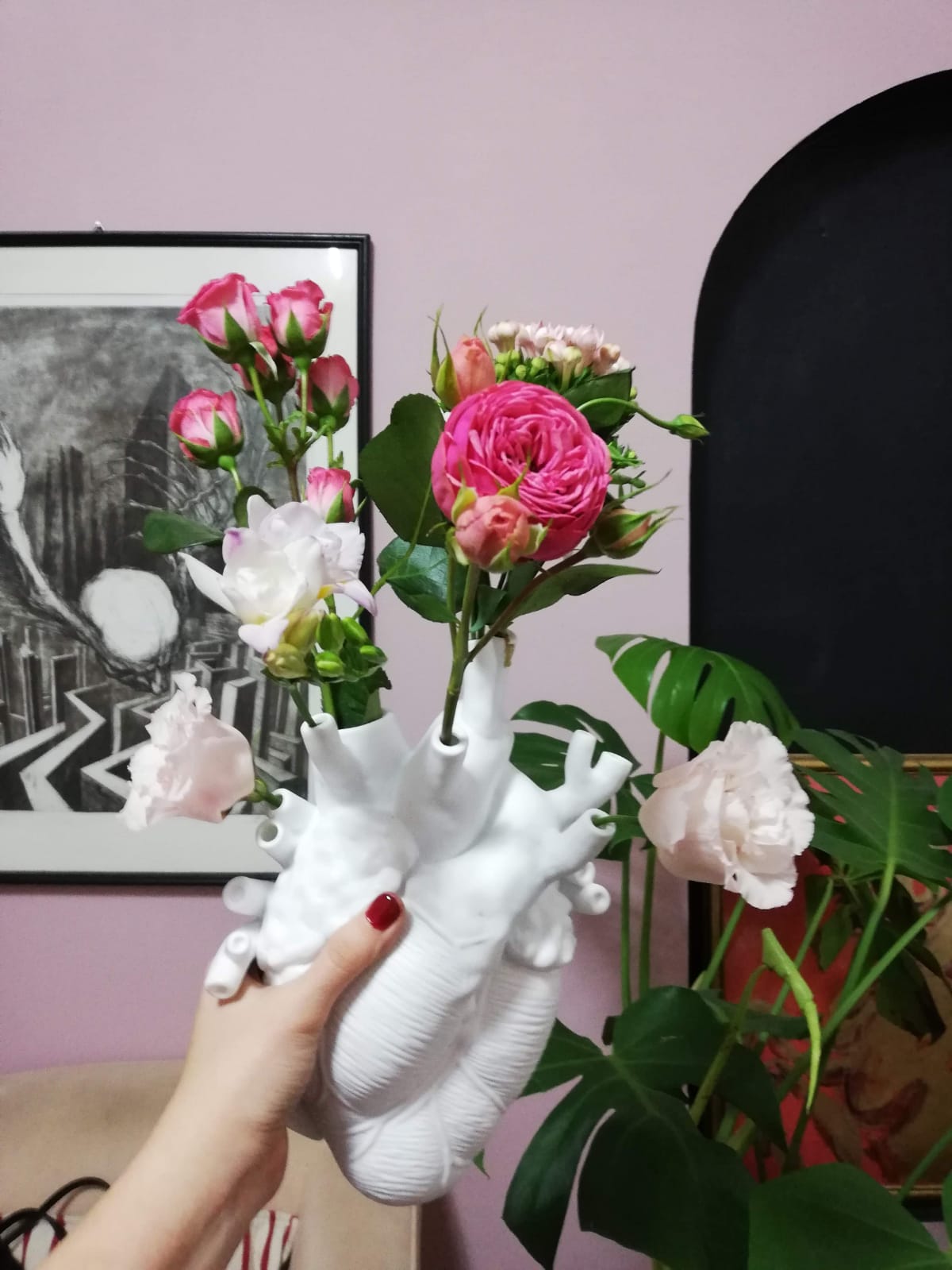 Living roz Millenium Pink - acasă la arh. Larisa Rățoi (3)