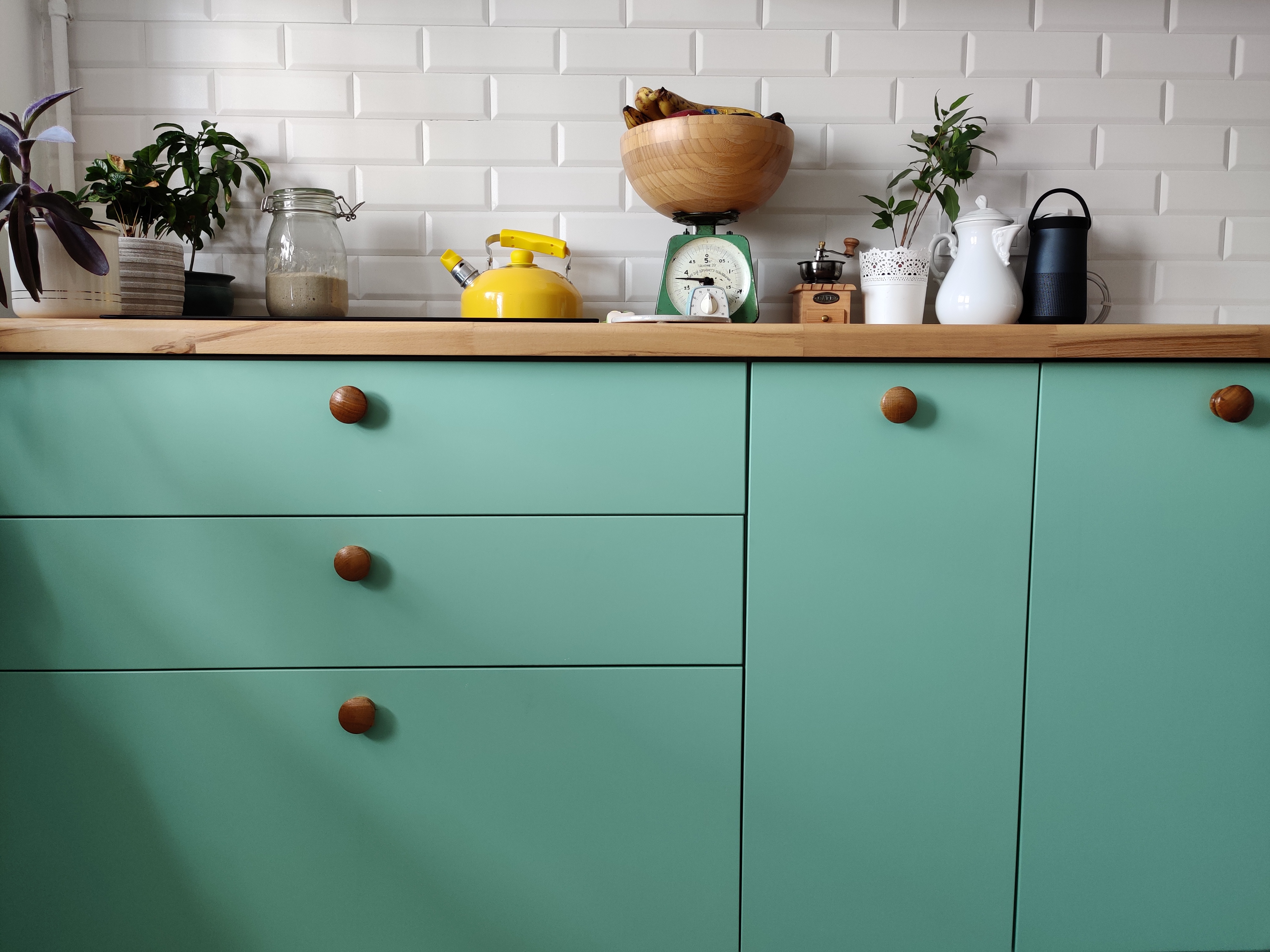 apartament eclectic bucatarie