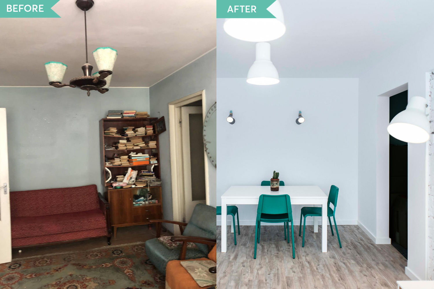 Before and After living apartament Militari - Diez Office (3)