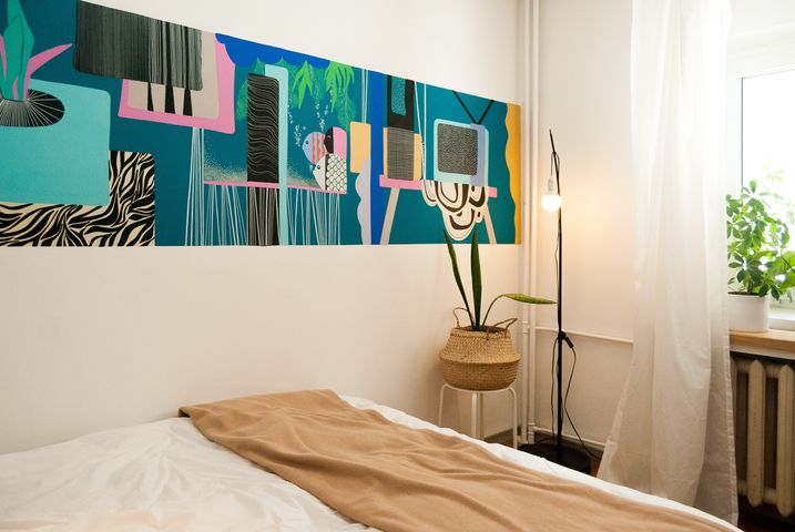 dormitor mural