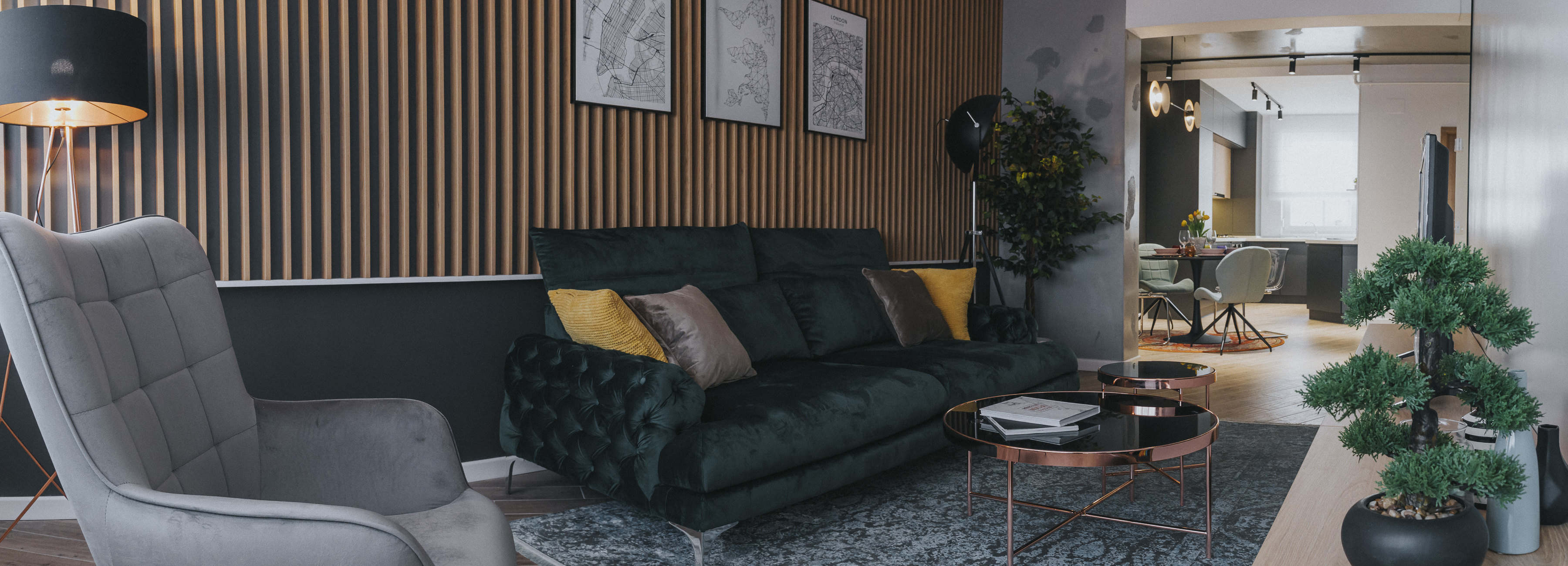idei decorare perete living