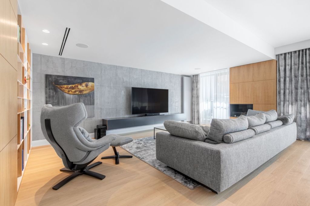 amenajare apartament contemporan zona living