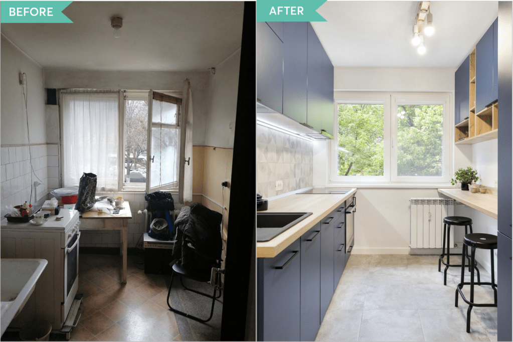 Apartament-de-50-mp-din-București-situat-într-un-bloc-din-anii-’60-și-renovat-de-Vim-Studio-în-2020-renovare-bucătărie-2
