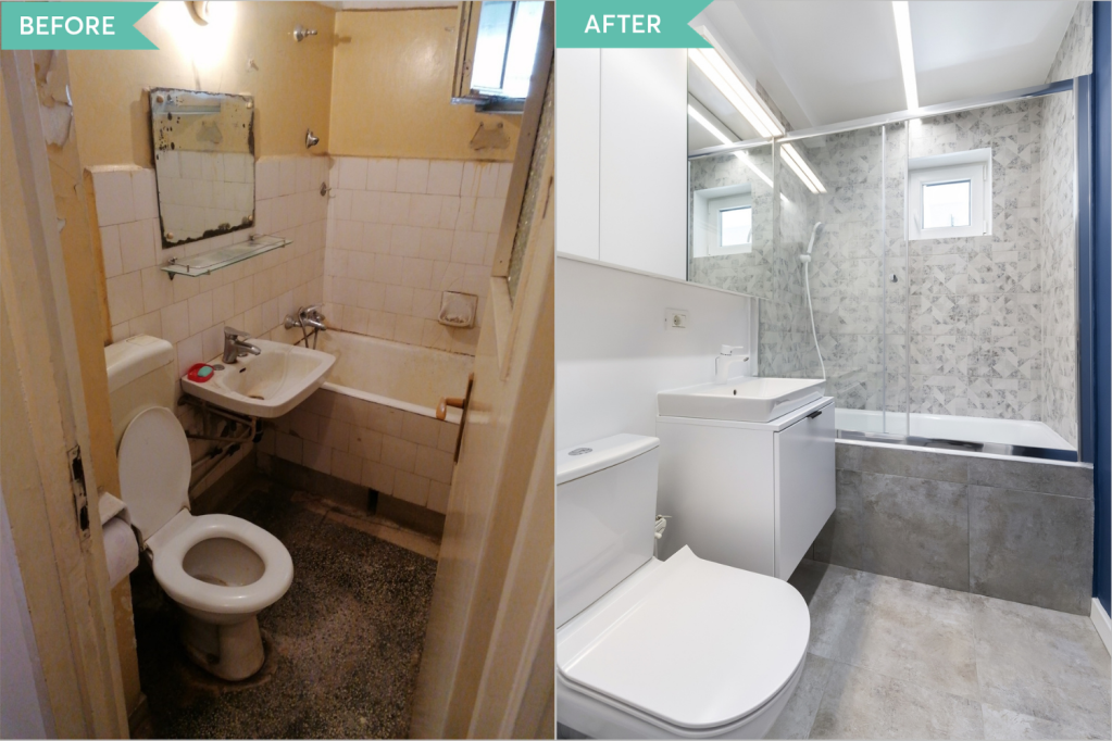 amenajare apartament cu 2 camere 50 mp