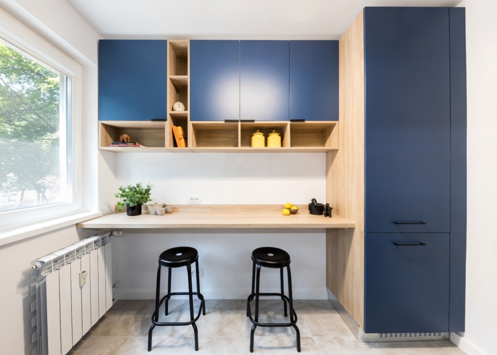 Renovare apartament Militari Vim Studio - bucătărie albastră (2)