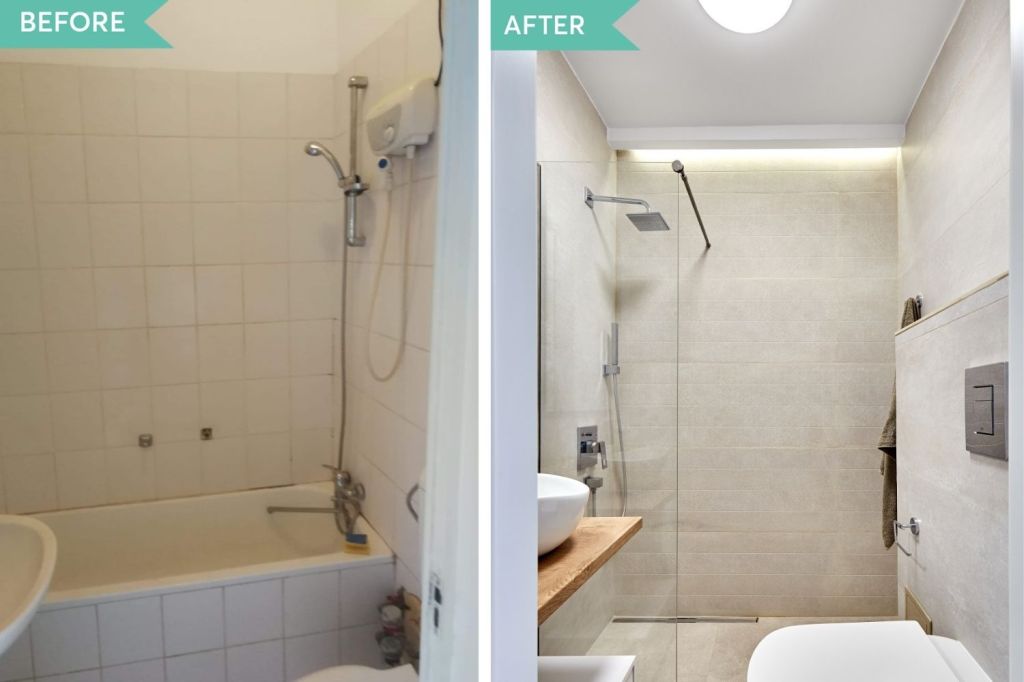 amenajare garsoniera baie