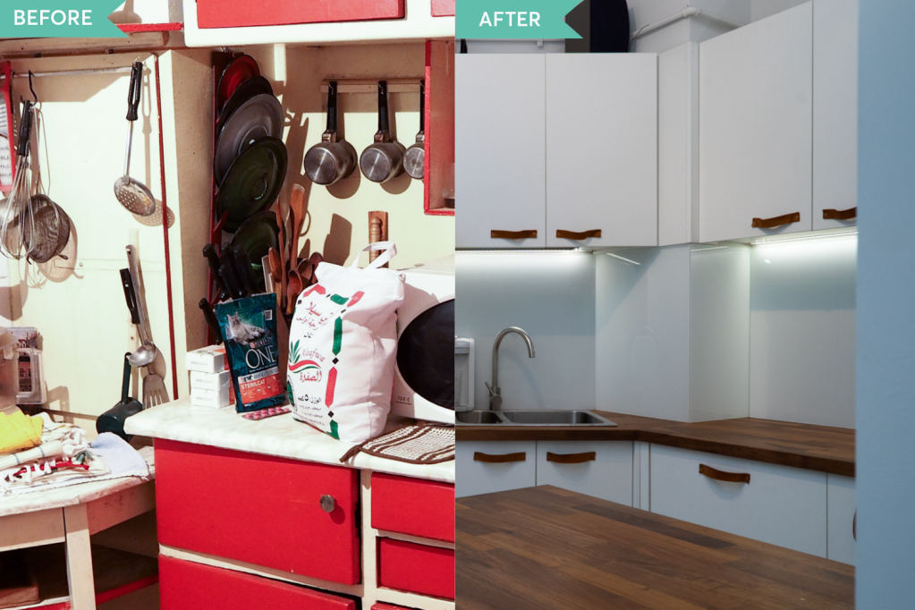 Before and after renovare apartament Universitate Bucuresti (1)