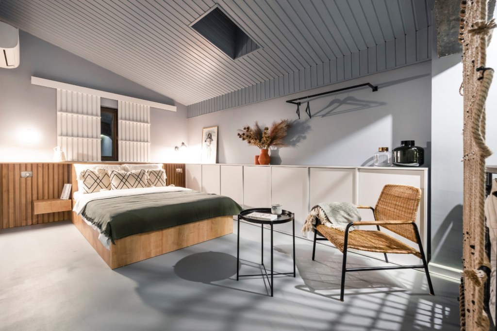 Garsoniera de inchiriat AirBnb Bucuresti stil boho chic - arh. Andra Bica Kanso Design (12)