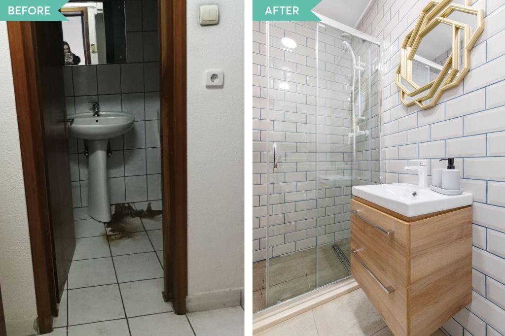 amenajare garsoniera baie