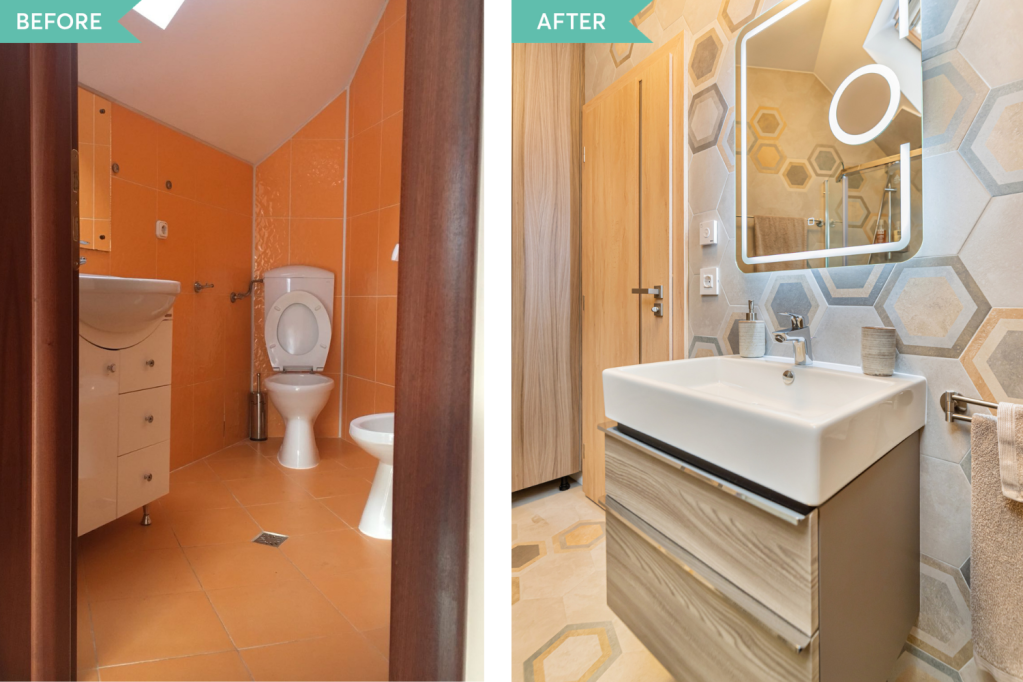 before and after casă Brașov 6