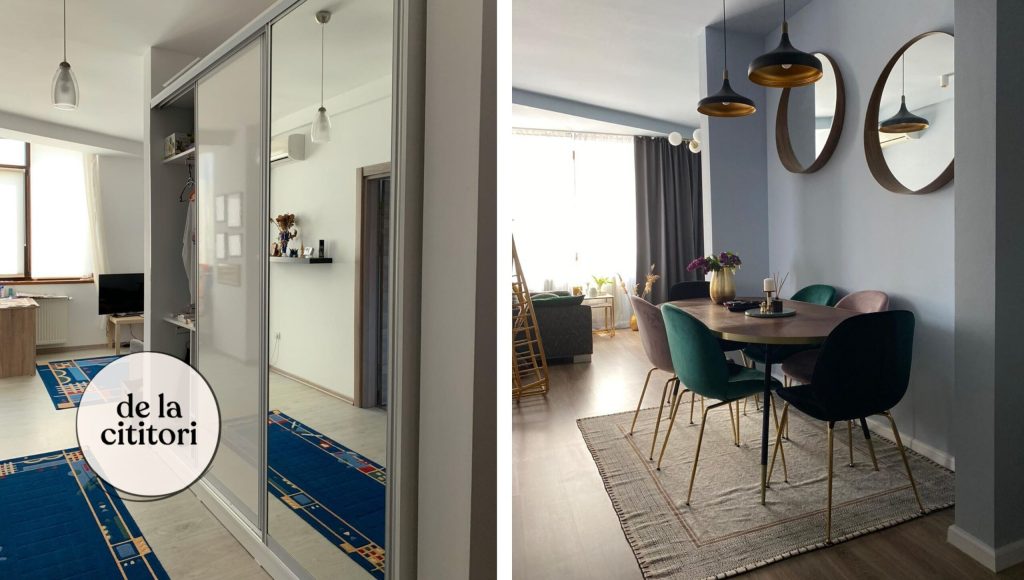 before after dining room in hol