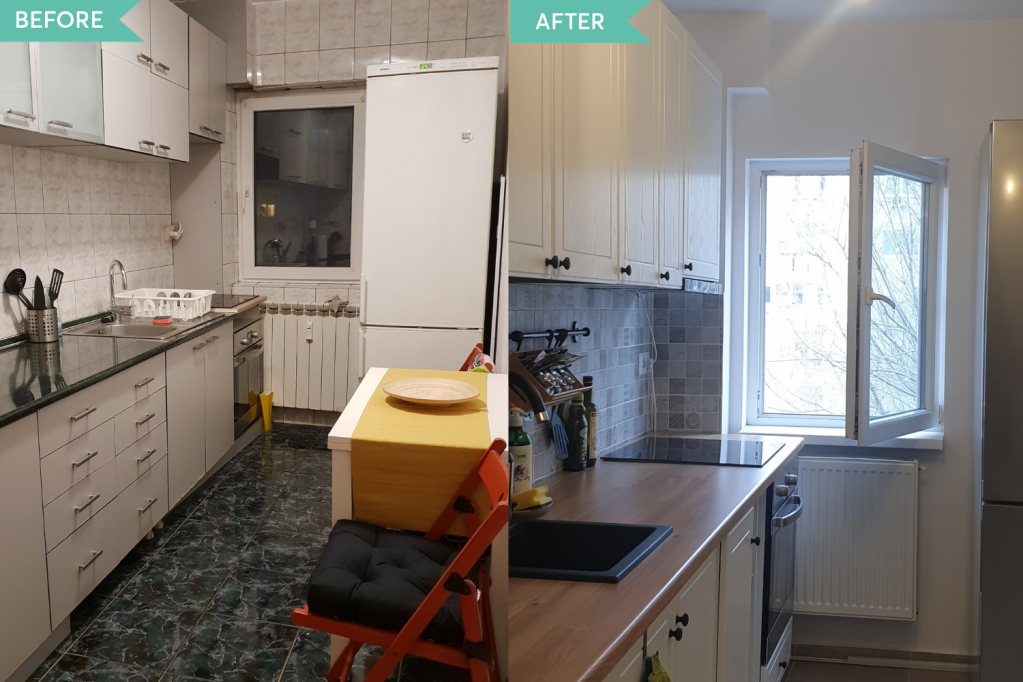 Ada a răsfoit multe site-uri de design interior și Pinterestul înainte să înceapă renovarea.