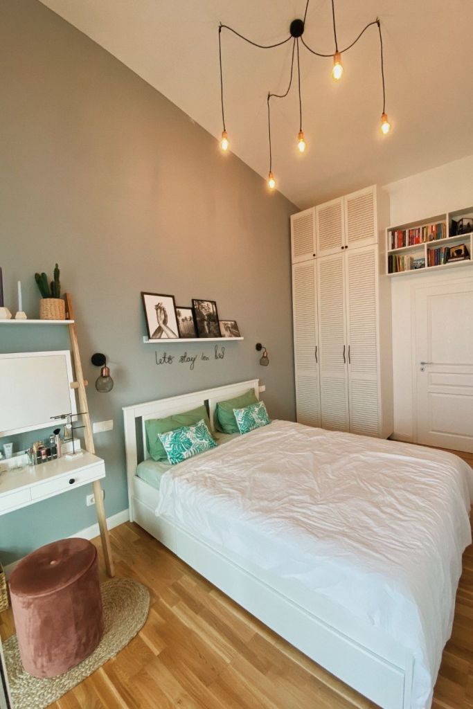 apartament la mansarda dormitor