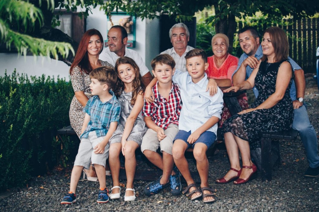 Întreaga familie a Sandei