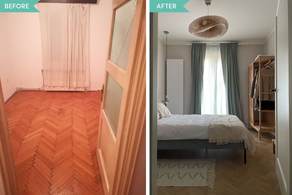 amenajare apartament cu 2 camere decomandat