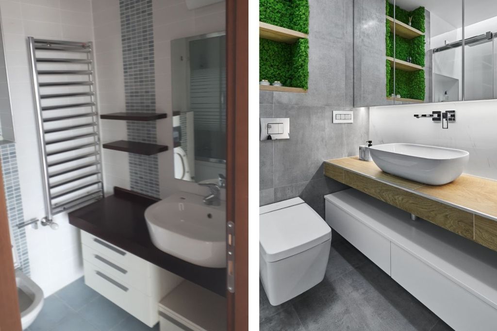 apartament modern baie