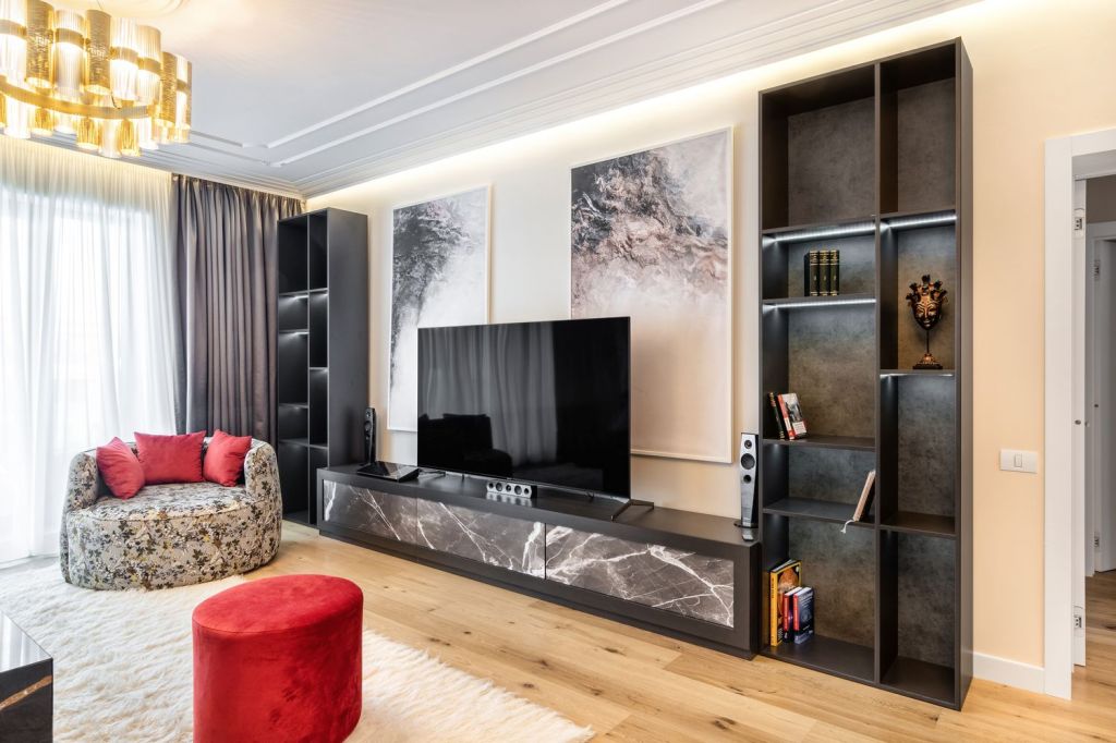 amenajare penthouse LIVING