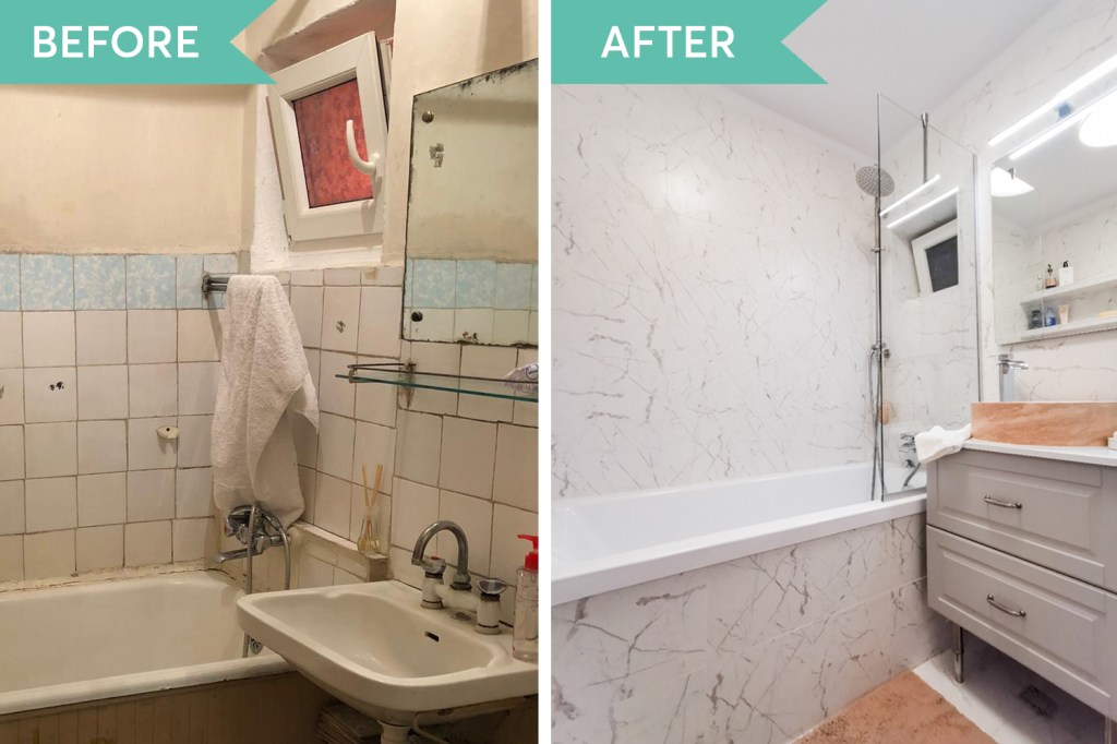 before and after baie mare