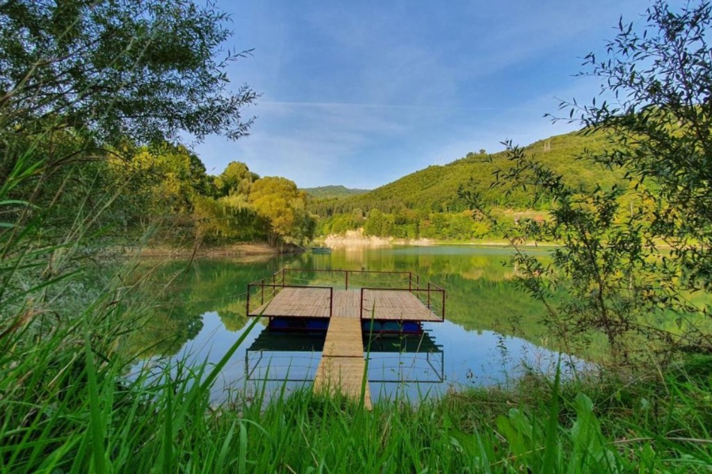 ponton lac noble chalet
