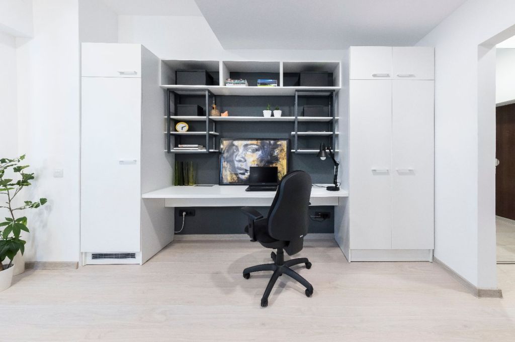 Birou Garsoniera Bucuresti renovata si modernizata de arh. int. Stefania Bobaru - VIM Studio (6)