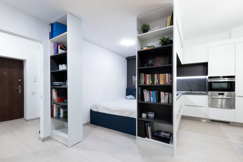 Garsoniera din Bucuresti renovata si modernizata de arh. int. Stefania Bobaru - VIM Studio