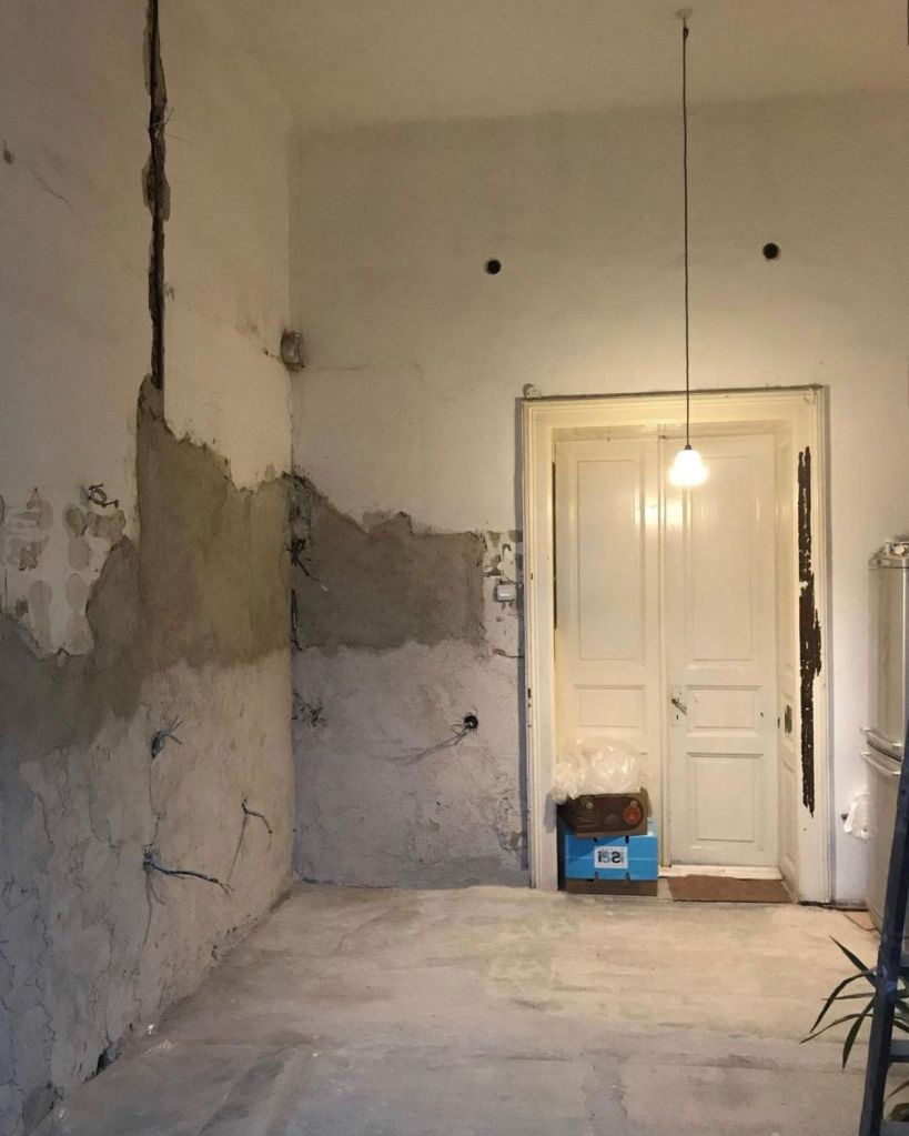 apartamentul in timpul lucrarilor