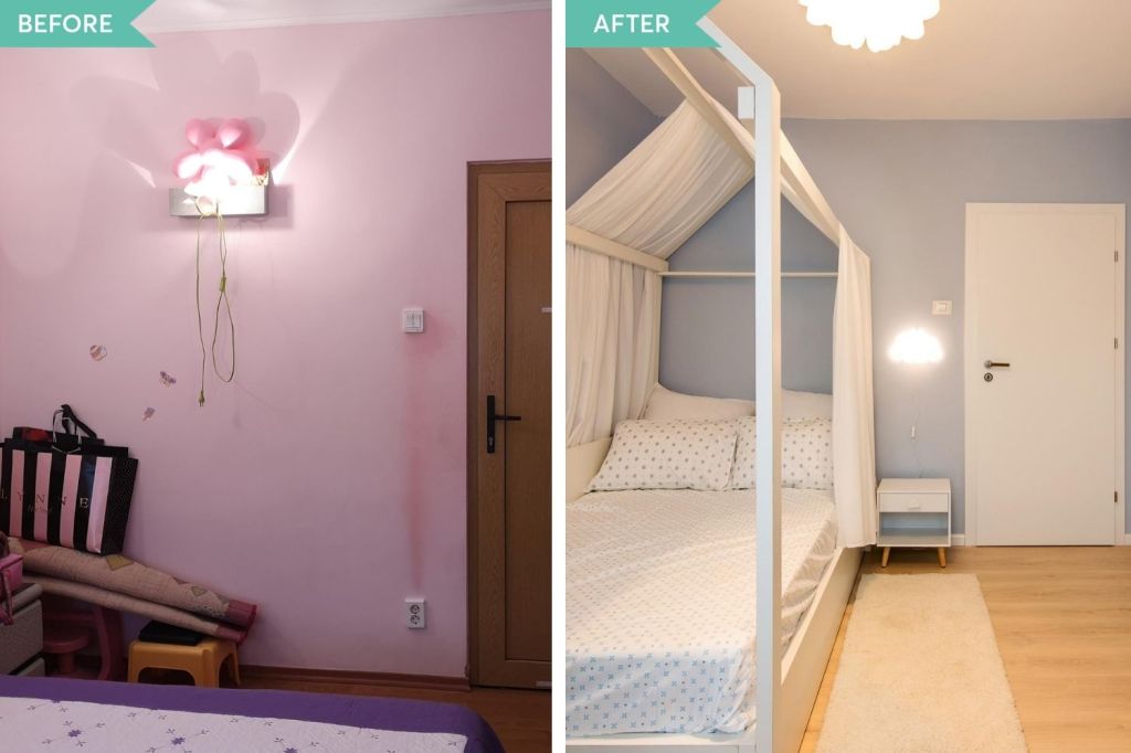 before and after dormitor