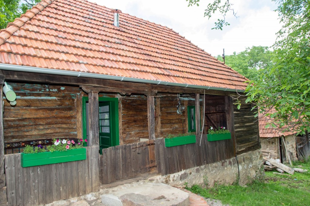 Casa Bătrână are 45 de metri pătrați și conține un dormitor, bucătărie/living și o baie