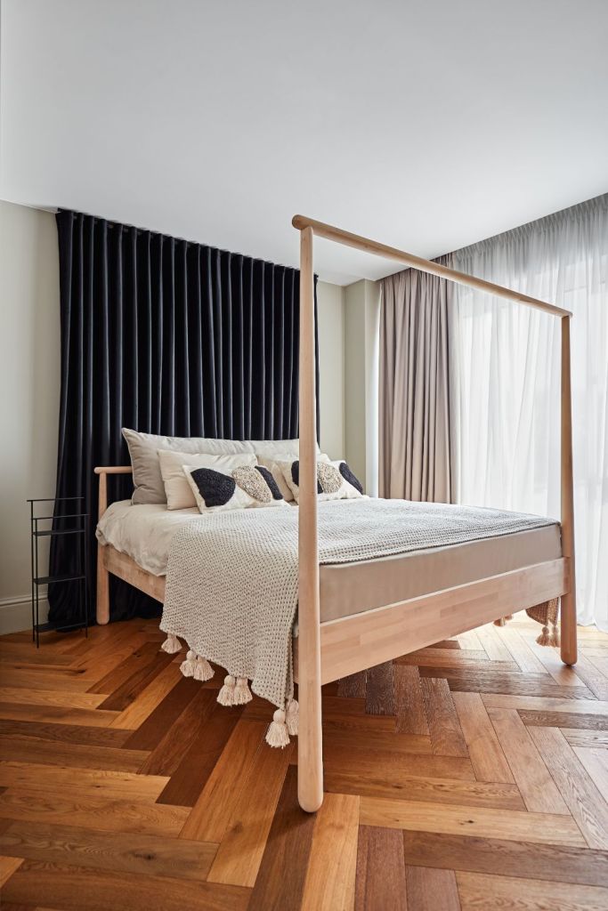 amenajare_modernă_pat_ikea_dofinteriors