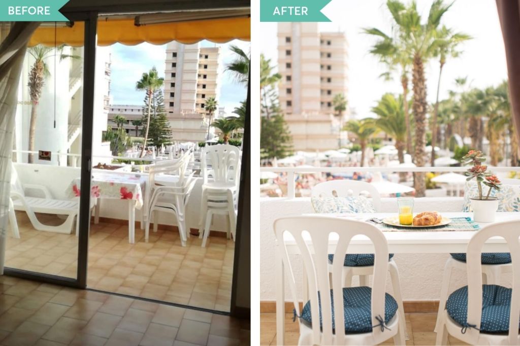 before and after living Tenerife