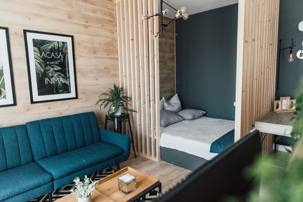 living dormitor si birou garsoniera lucas cornea