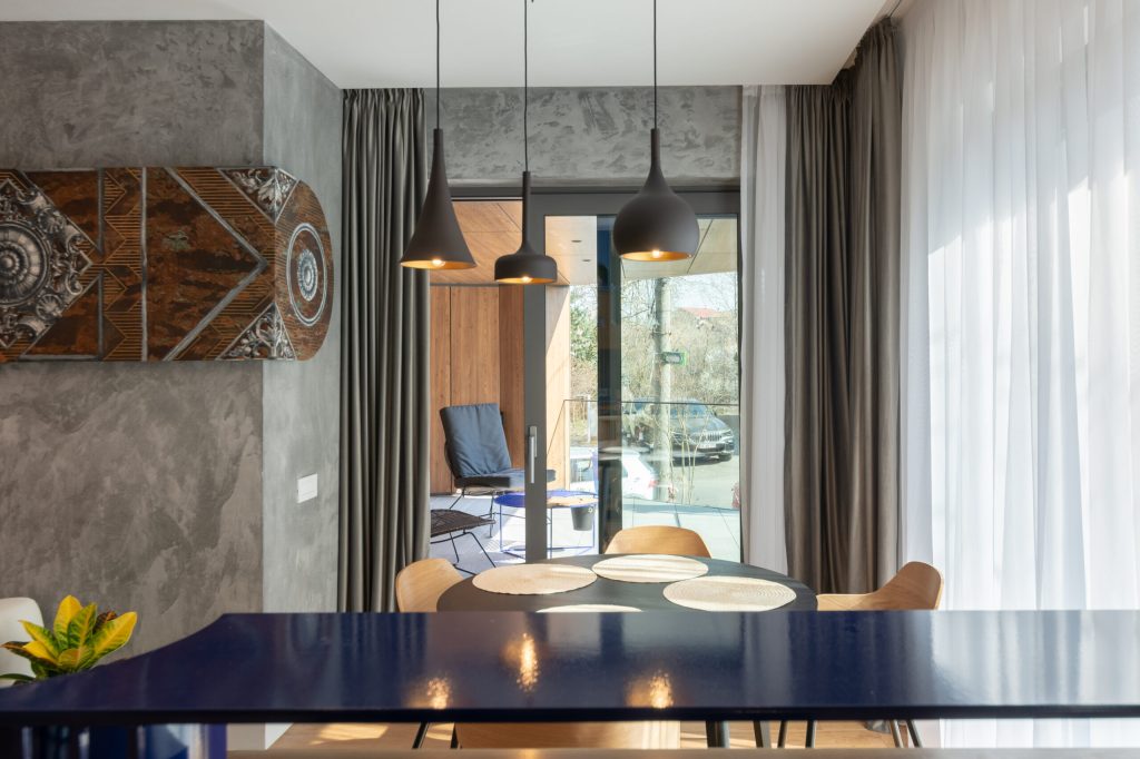 apartament 2 camere floreasca accente masculine