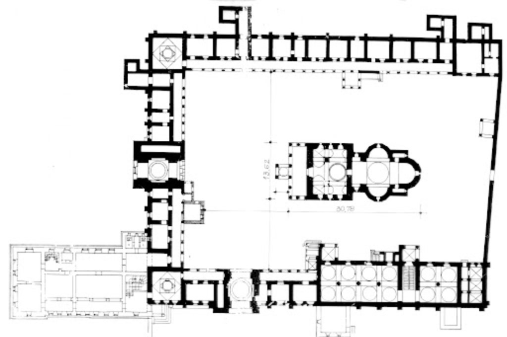 stilul brâncovenesc - plan horezu