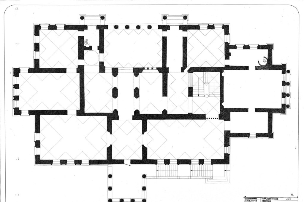 stilul brâncovenesc - plan mogosoaia