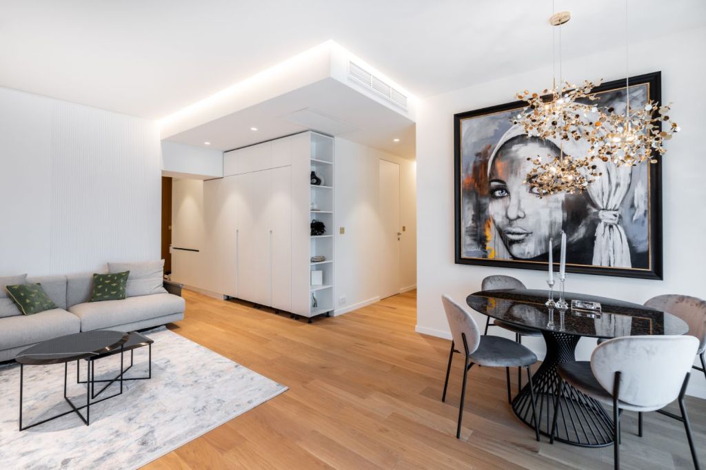 Apartament elegant amenajare Sami Bumbu Bucuresti - open space stil modern (5)