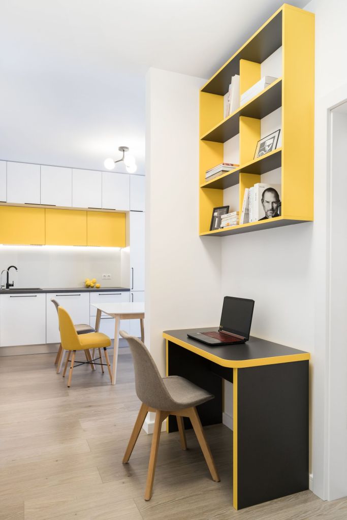 Birou in hol - Bucuresti - arh. int. Stefania Bobaru VIM Studio (2)